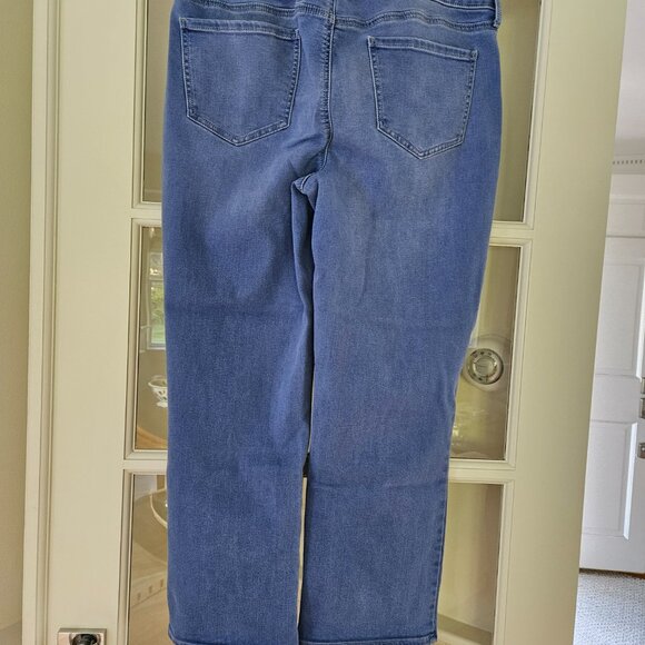 NYDJ Marilyn Ankle Denim Jeans - Exceptionally Gently Used - Size 12 - Picture 2 of 2